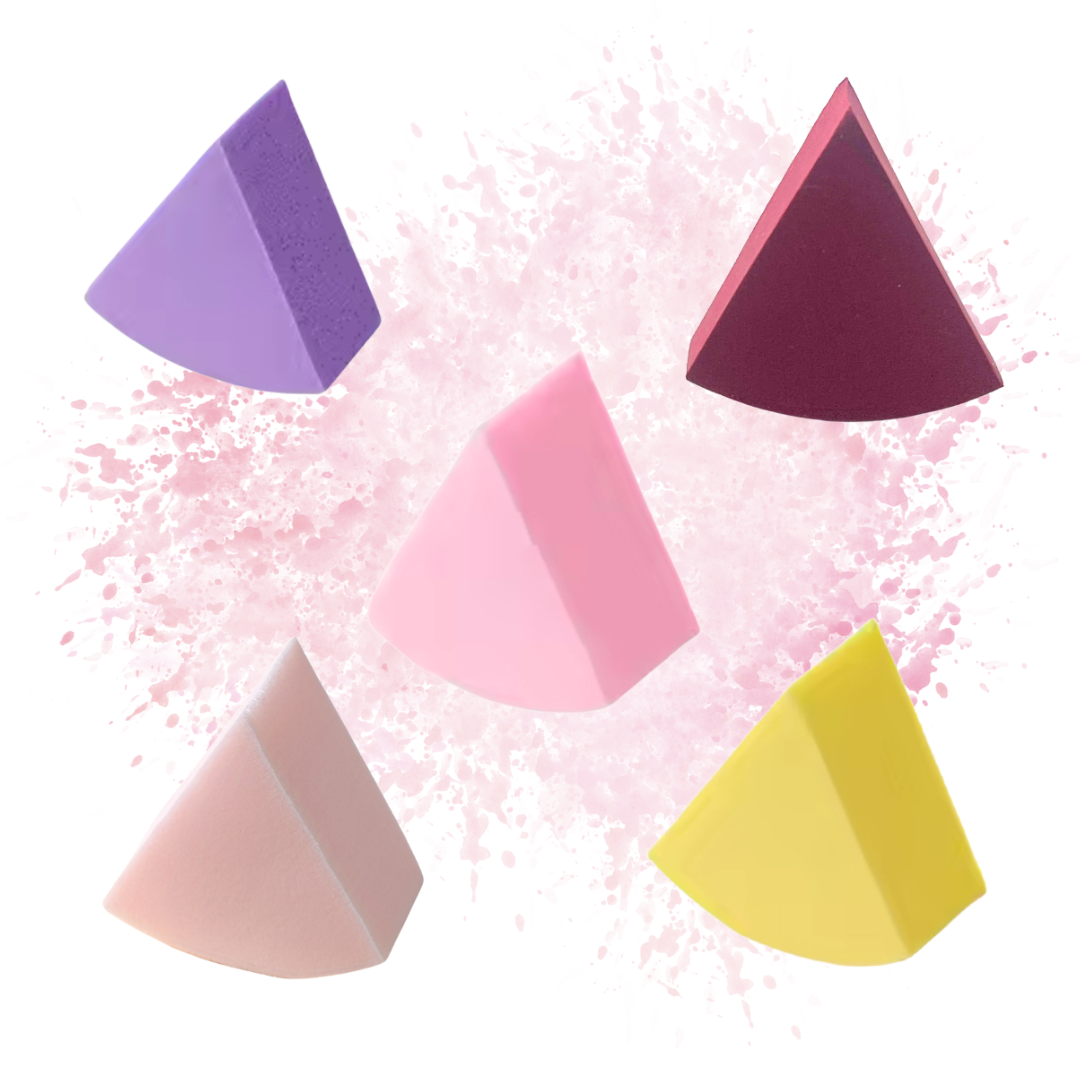 10PCS Mini Triangle Makeup Blending Sponges