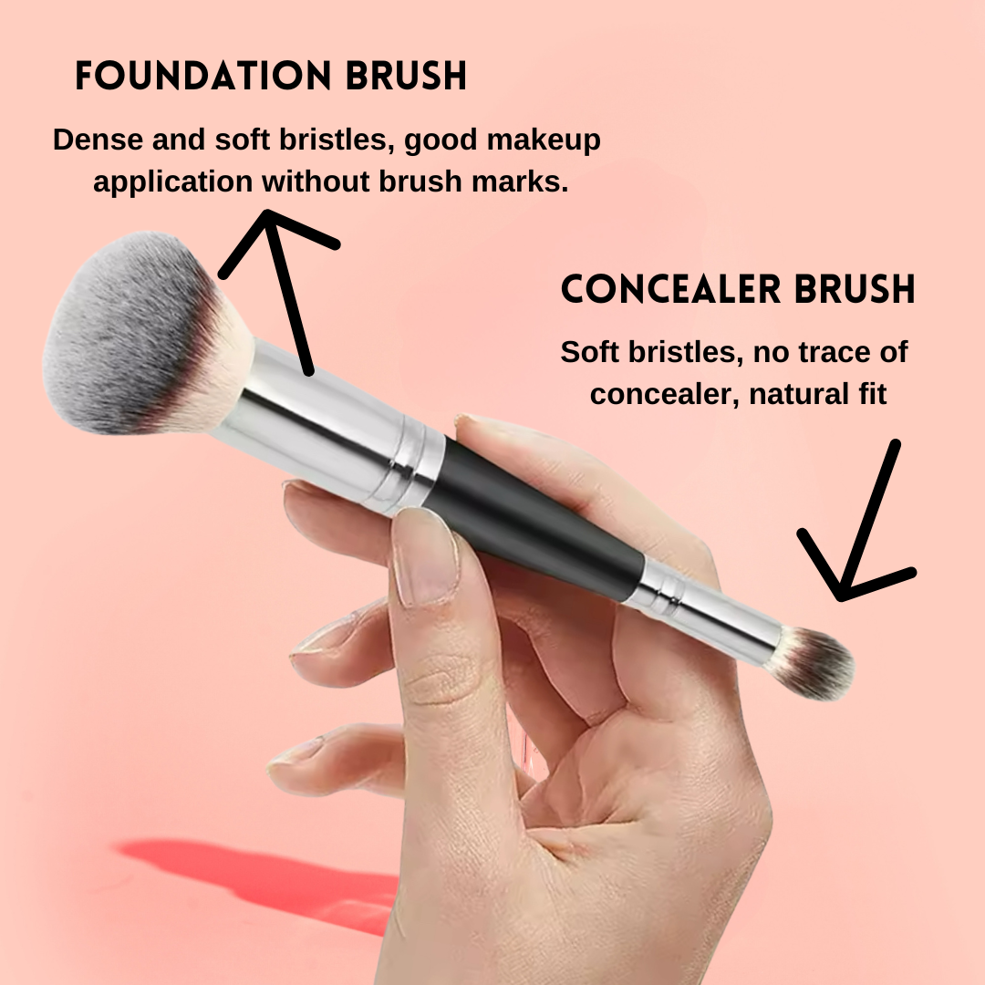 2 in 1 Small Precision DualHead Foundation & Concealer Brush