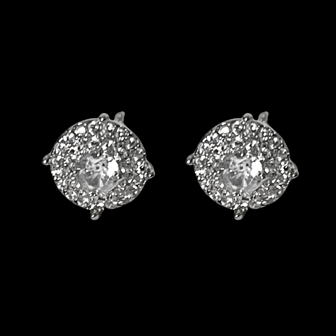 Small Cubic Zircon Stud Earrings