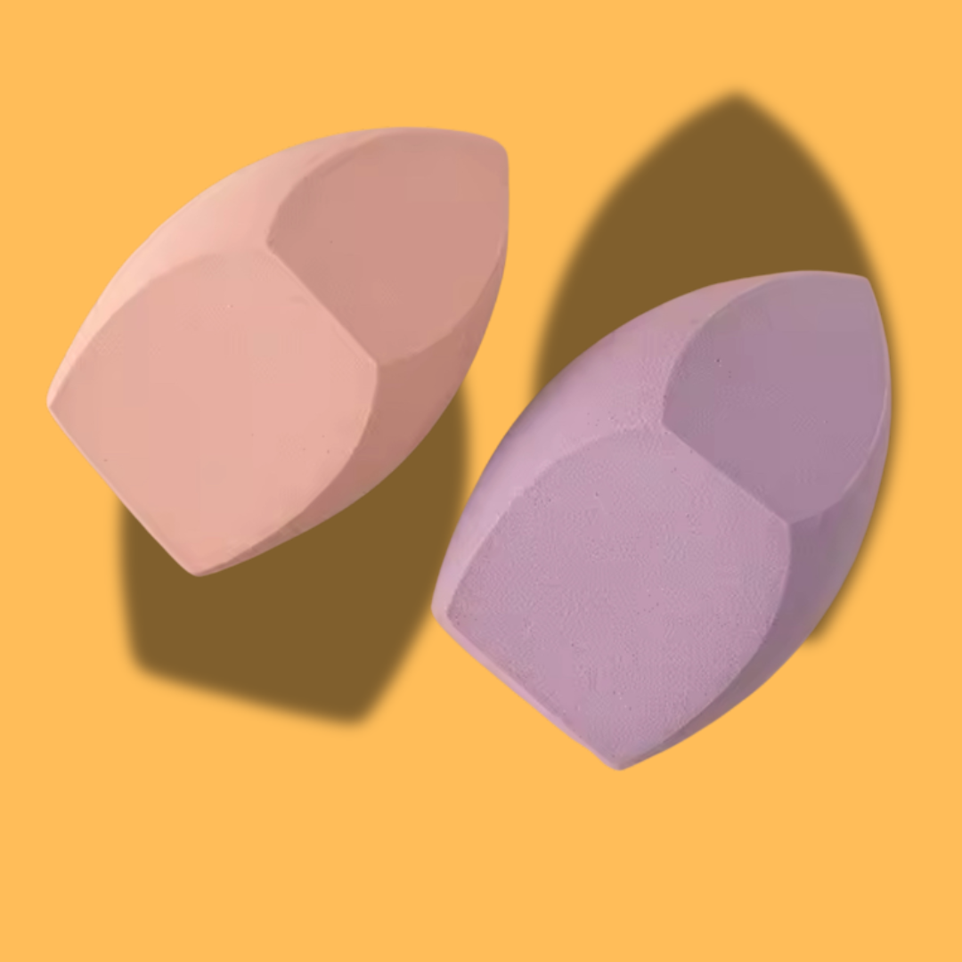 2Pcs Jumbo Makeup Sponge Wet & Dry Dual Use