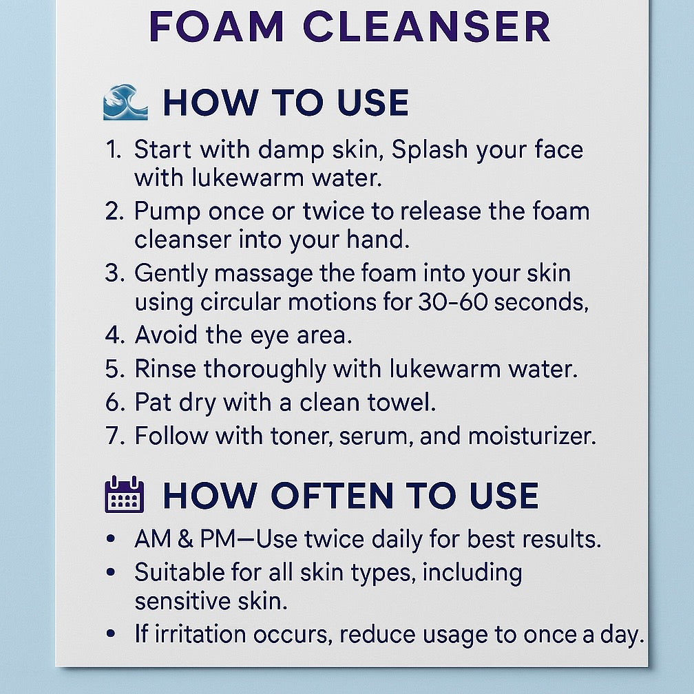 Amino Acid Foam Face Cleanser