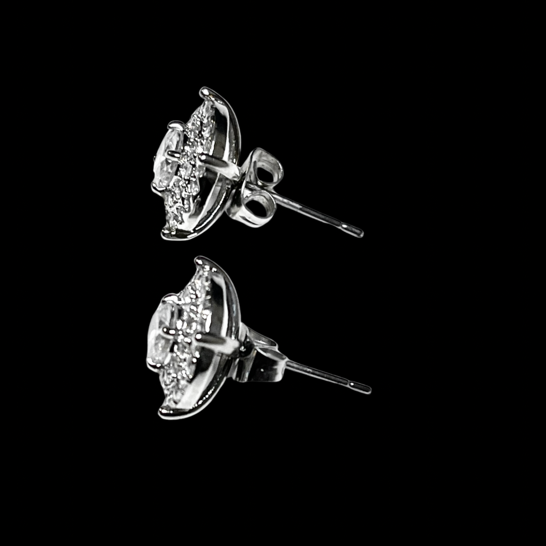 Small Cubic Zircon Stud Earrings