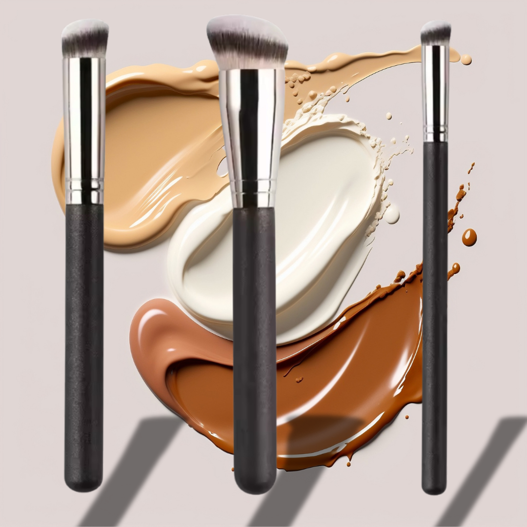 3pcs It Girl Foundation, Contour & Conceal Makeup Brushes