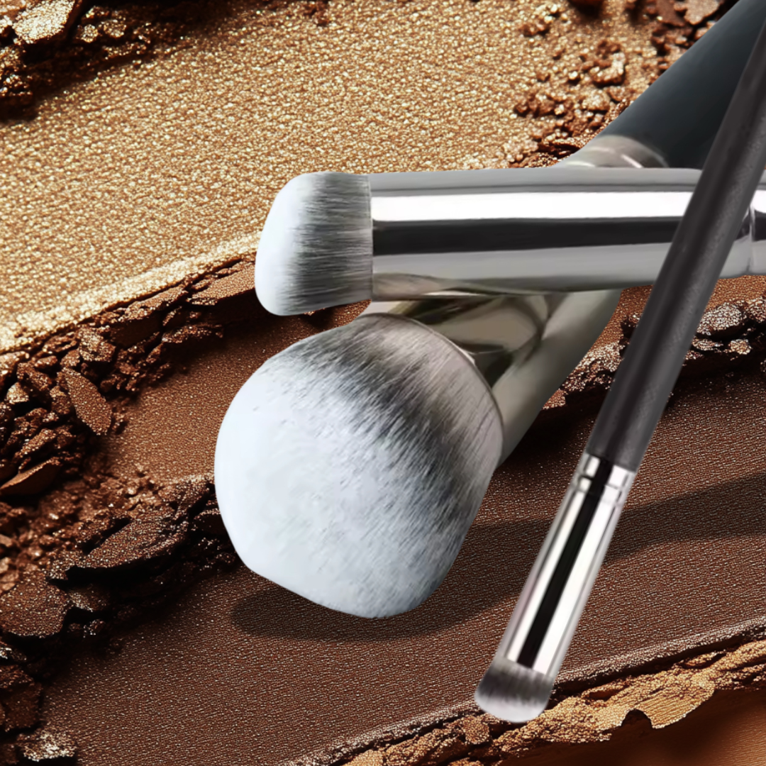 3pcs It Girl Foundation, Contour & Conceal Makeup Brushes