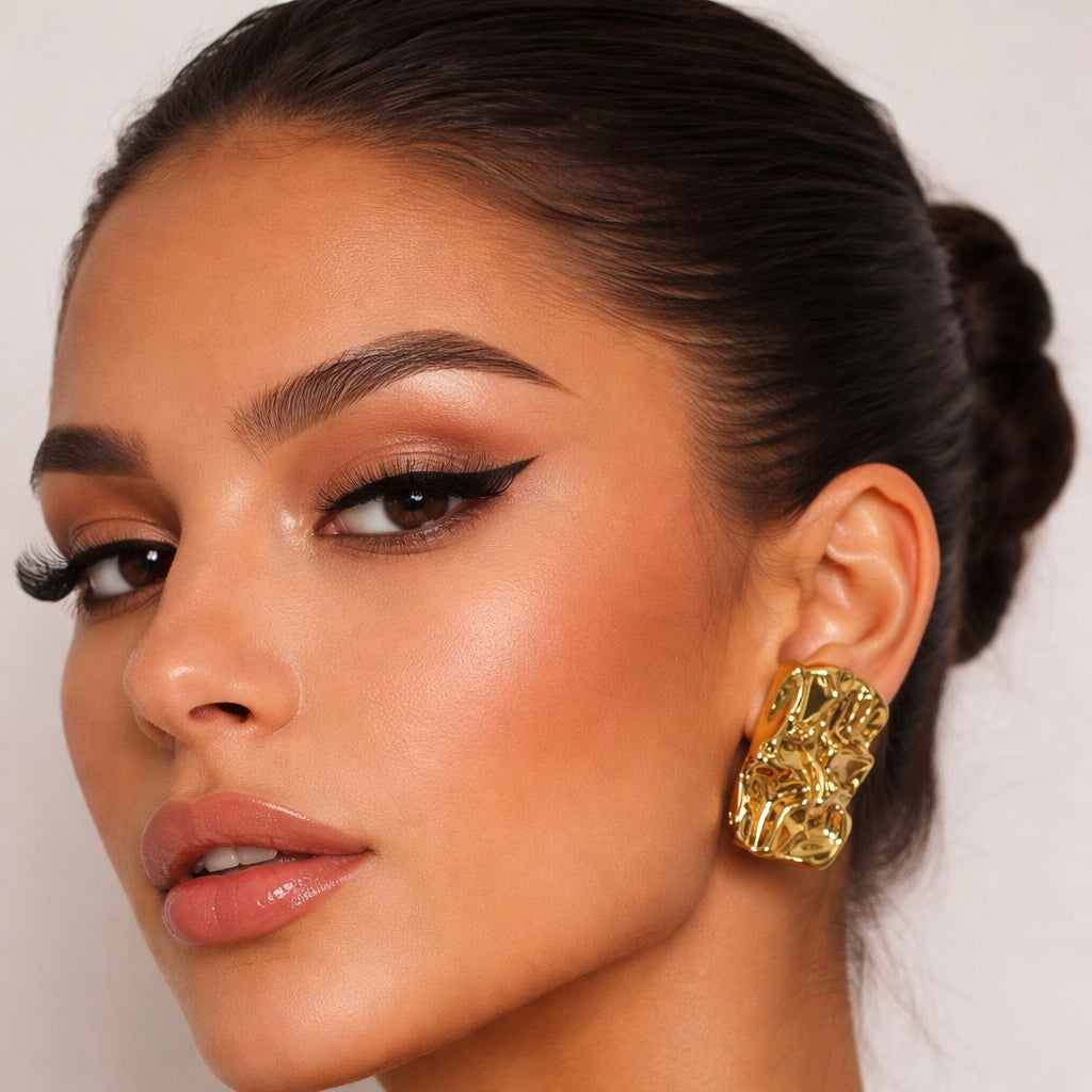 Abstract Goddess Statement Earrings