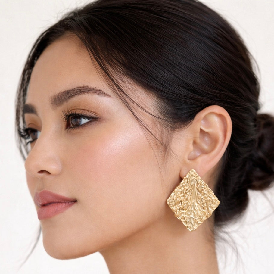 Molten Muse Statement Earrings