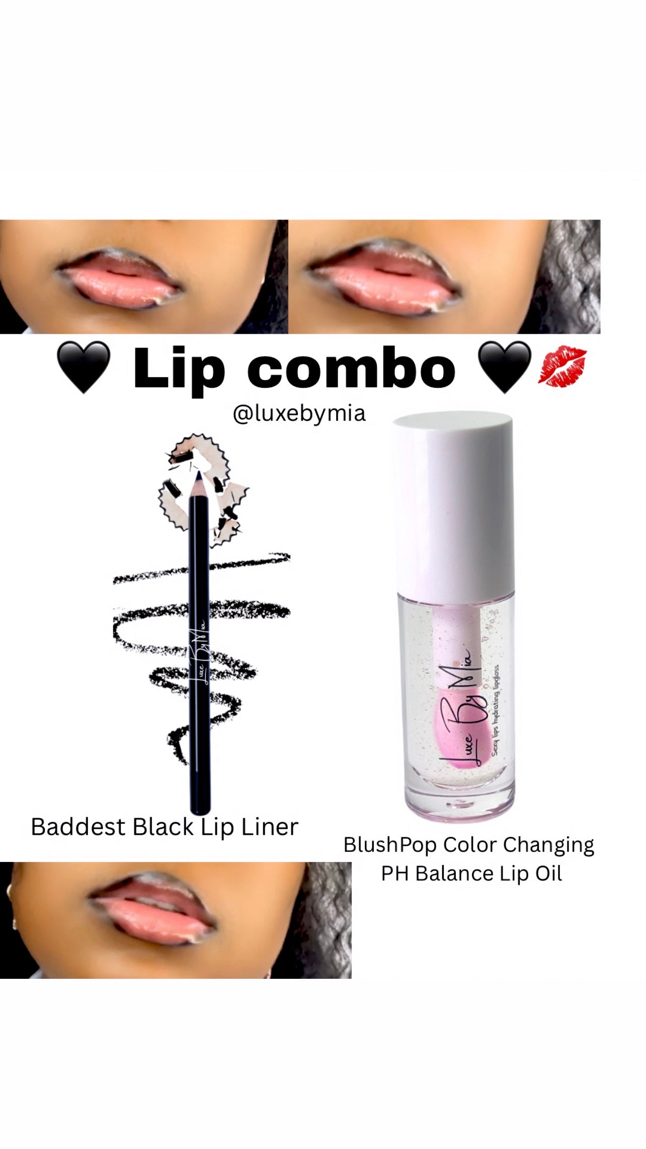 Baddest Black Lip Liner- ( Black 12)