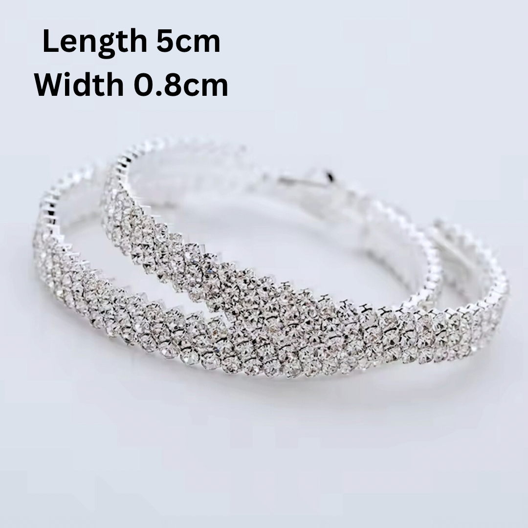 Bohemian Medium Hoop Earrings