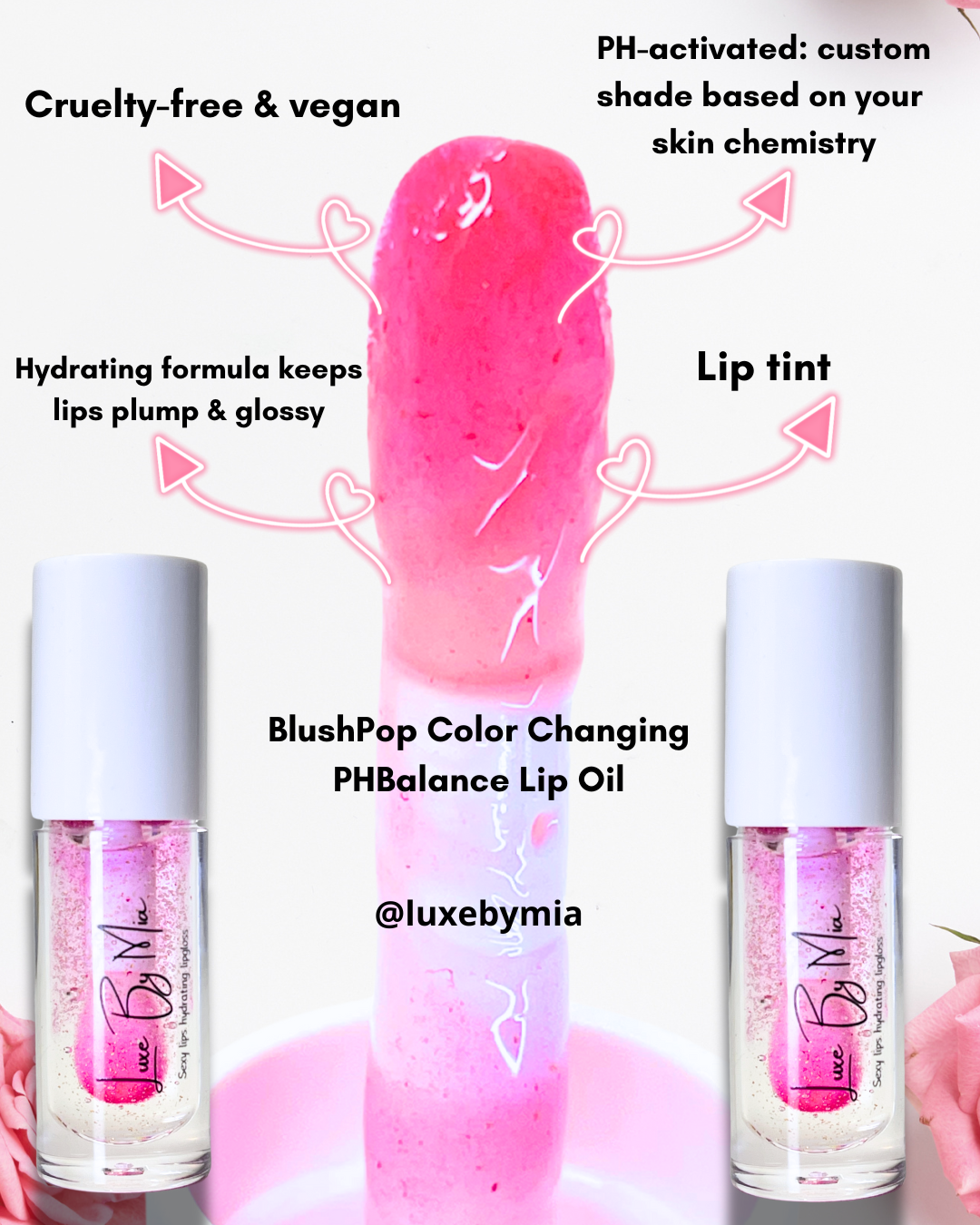 BlushPop Color Changing PH Balance Lip Stain Oil