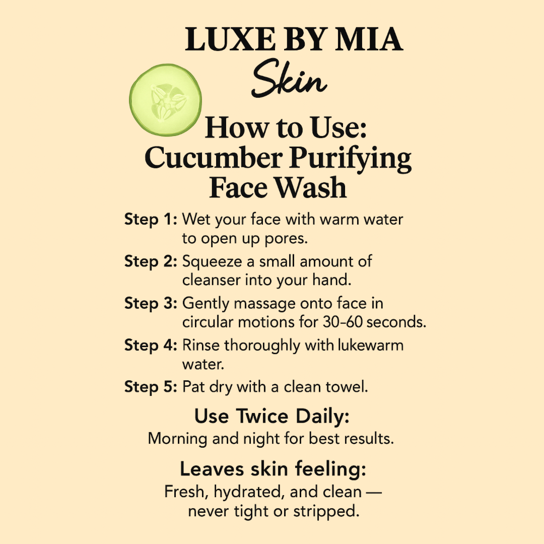 Cucumber Purifying Face Wash