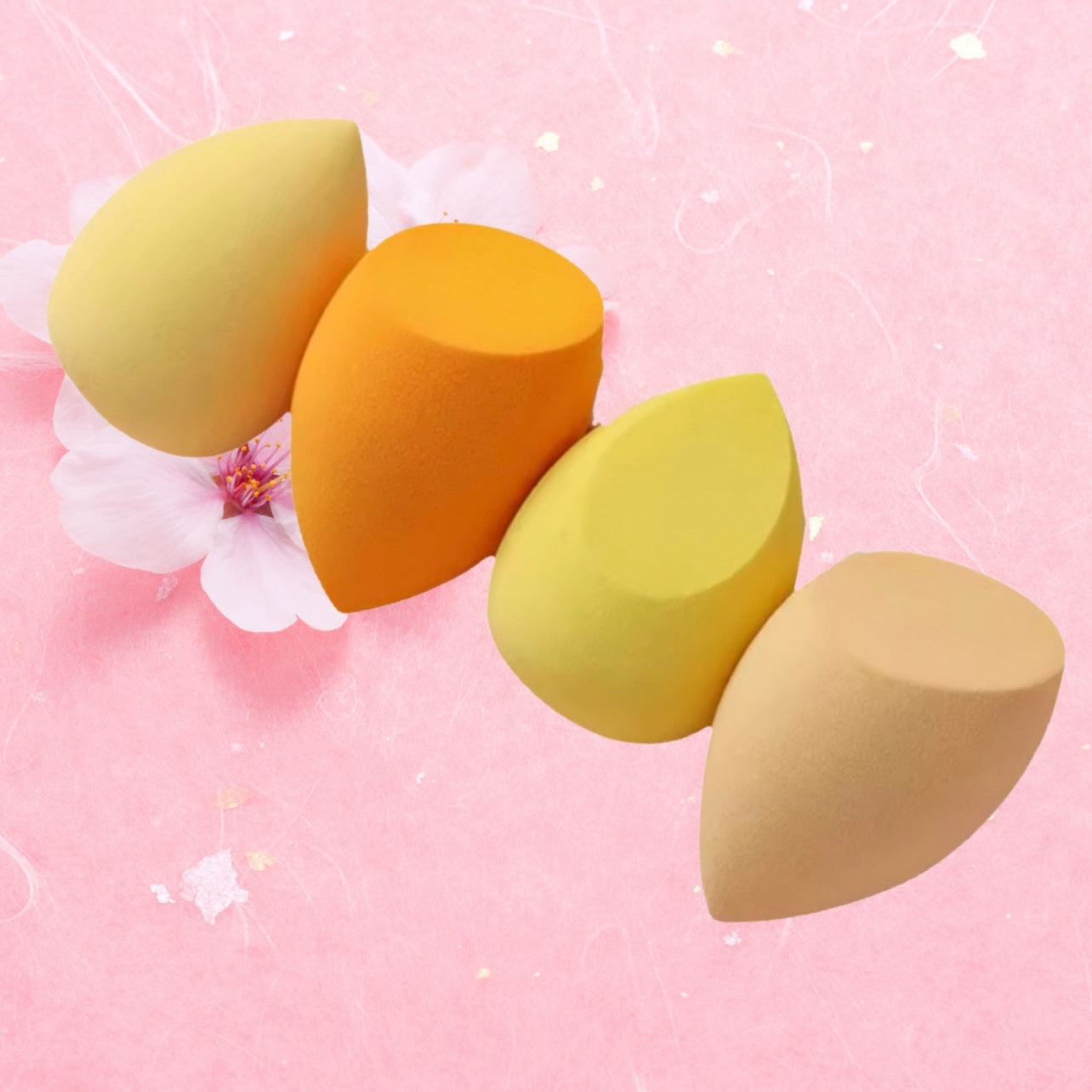 LUXE Sunset Blend Makeup Sponge Set 4PC