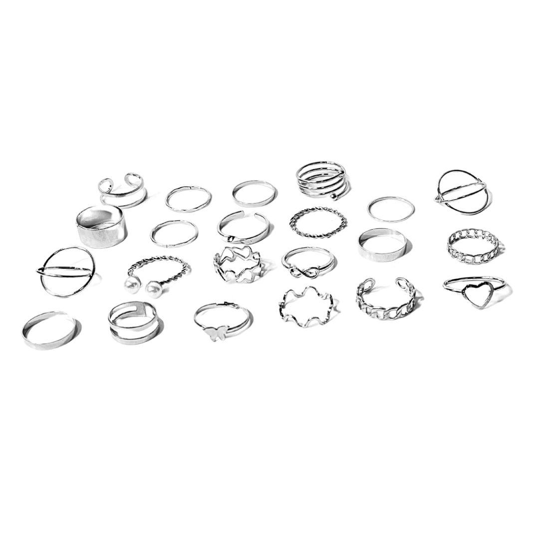 Cali 22 Pcs Bohemian Knuckle Rings
