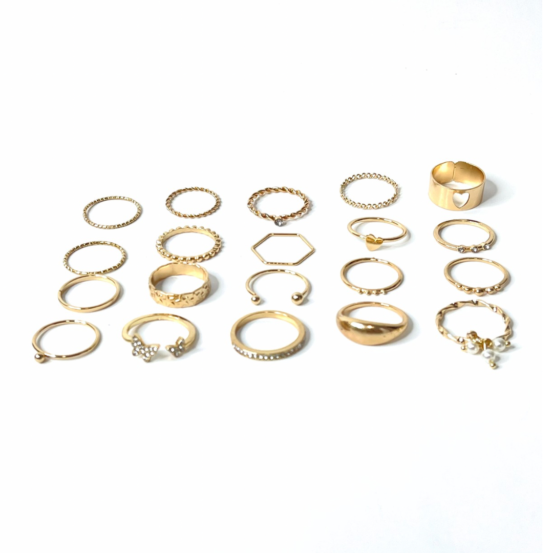 Empress 20 Pcs Bohemian Knuckle Rings