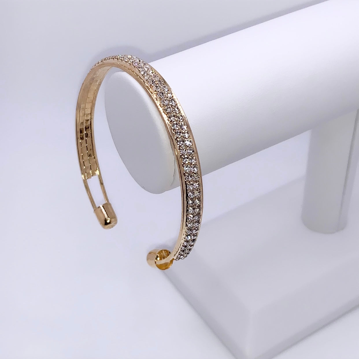 Dazzle Cuff Open Bangle Bracelet