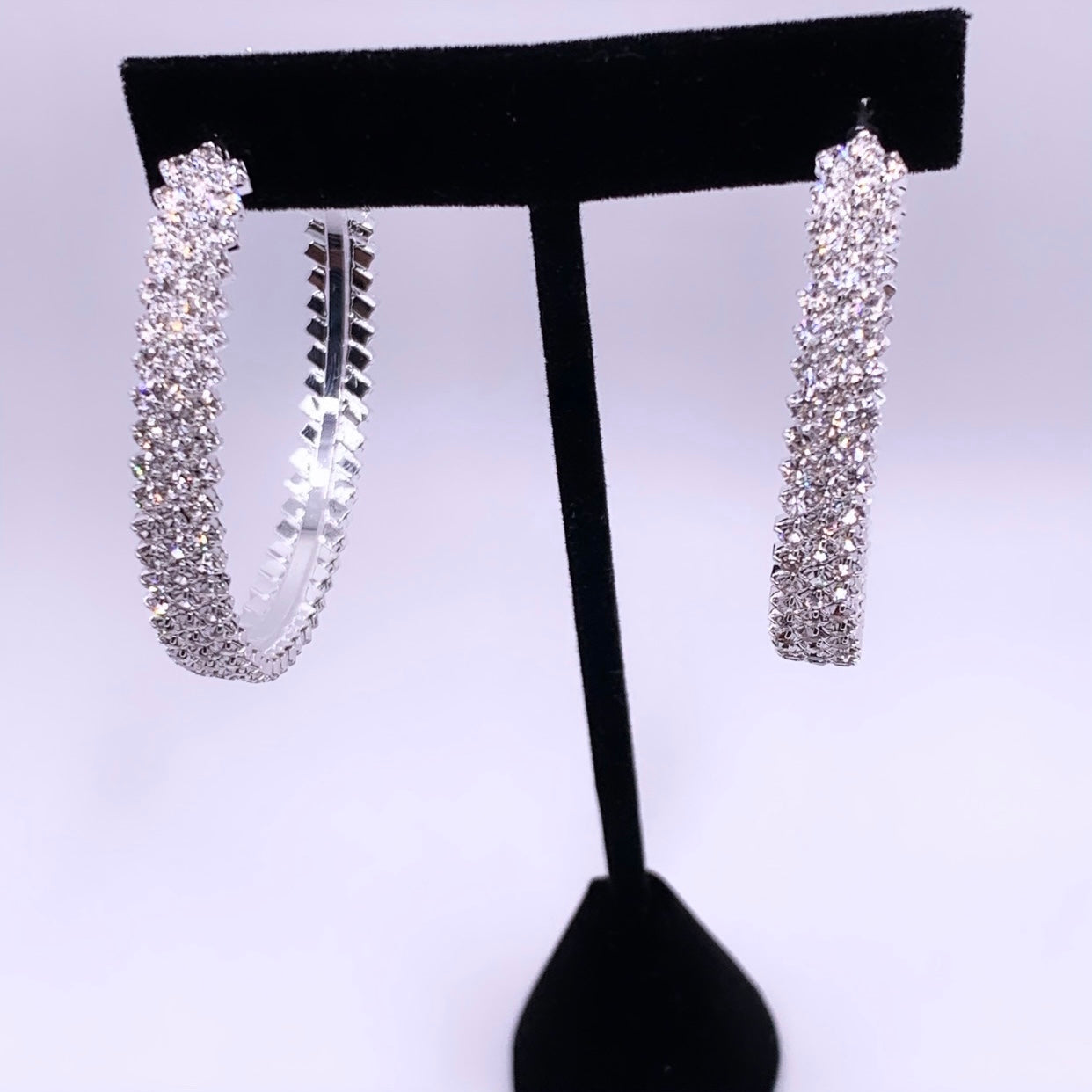 Bohemian Medium Hoop Earrings