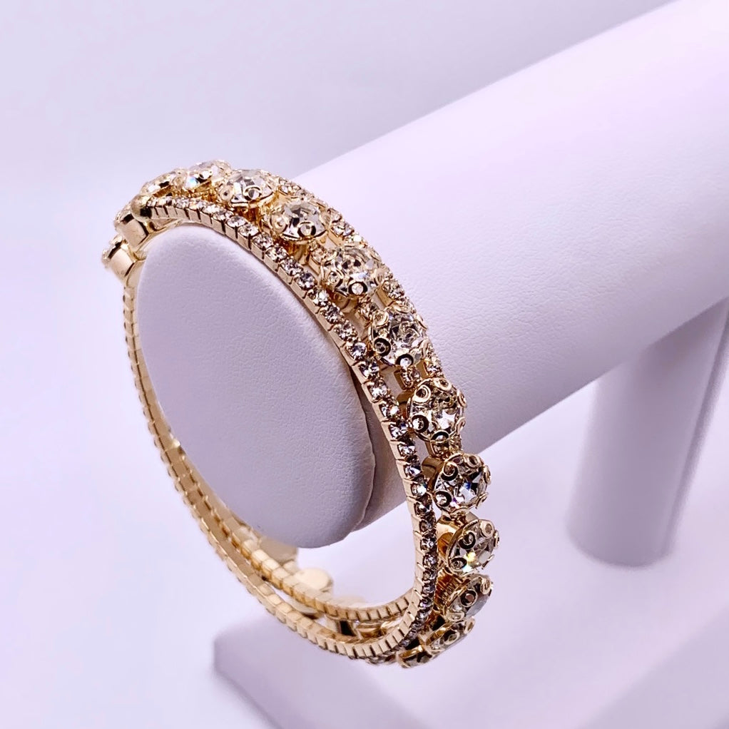 Rebel Spiral Cuff Bracelet