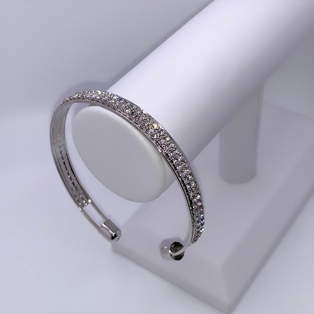 Dazzle Cuff Open Bangle Bracelet