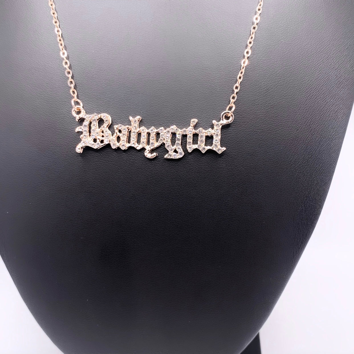 Baby Girl Letter Necklace