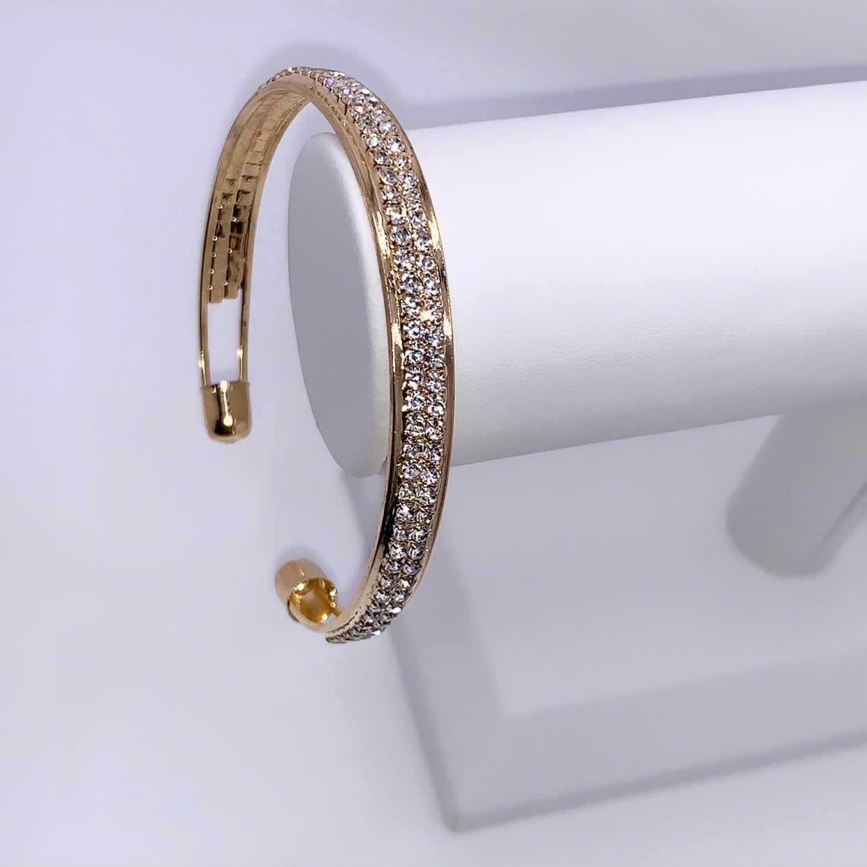 Dazzle Cuff Open Bangle Bracelet