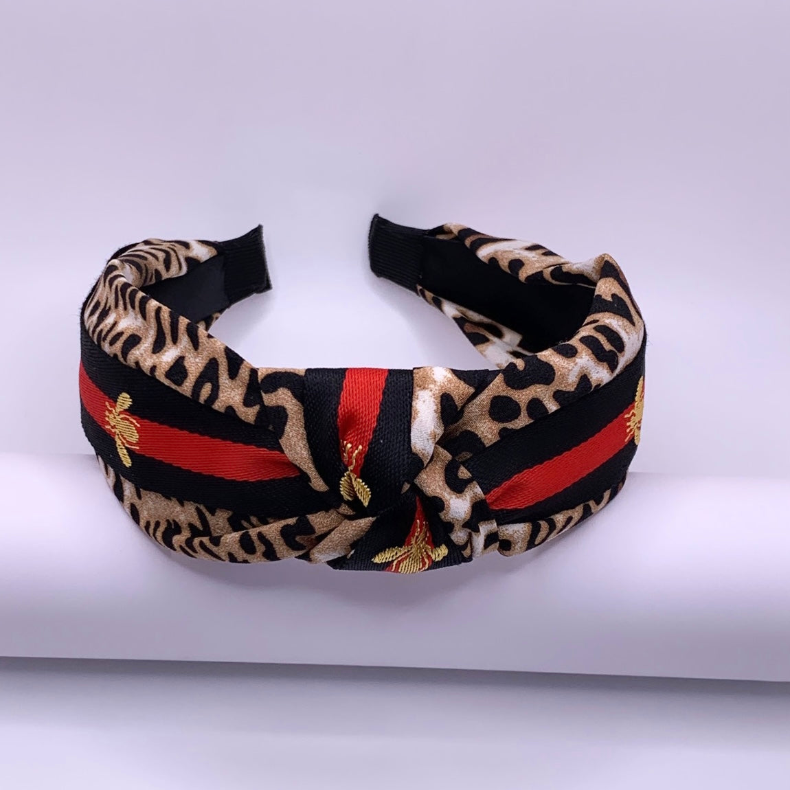 Leopard Luxe Couture Knot Headband