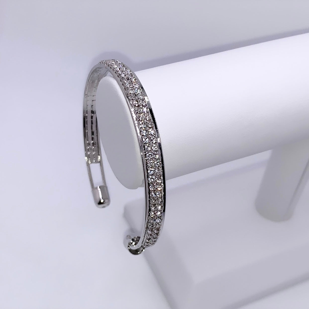Dazzle Cuff Open Bangle Bracelet