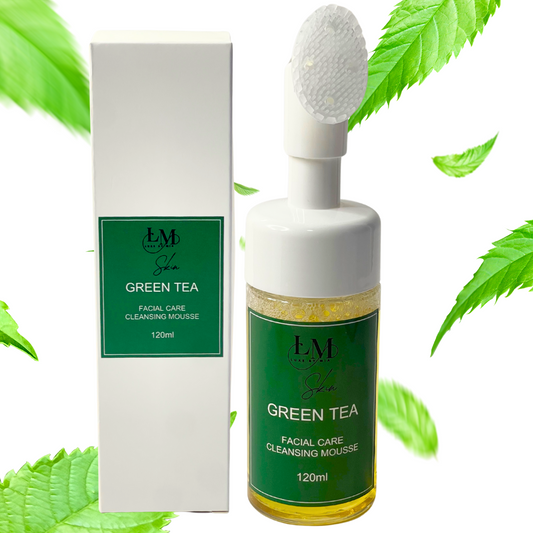 Green Tea Cleansing Mousse With Built In Brush