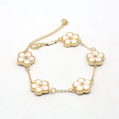 2 Pieces Flower Shaped Bracelet