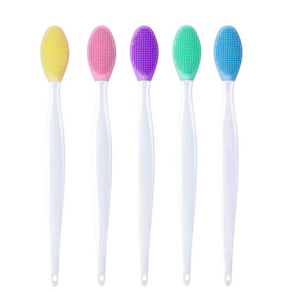 Double-Sided Silicone Lip Exfoliating Soft Scrub Brush