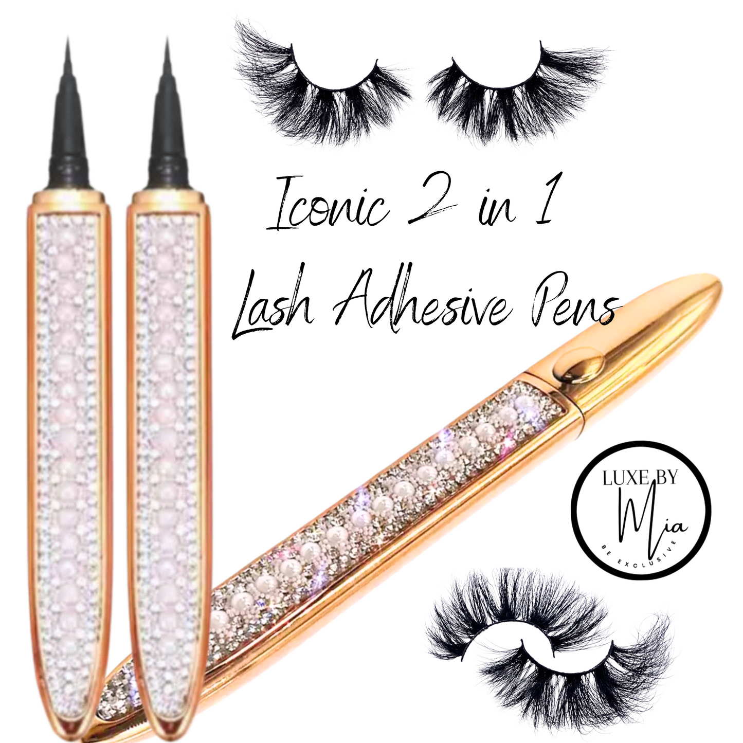 Iconic 2 in 1 Lash Adhesive Liner Pens