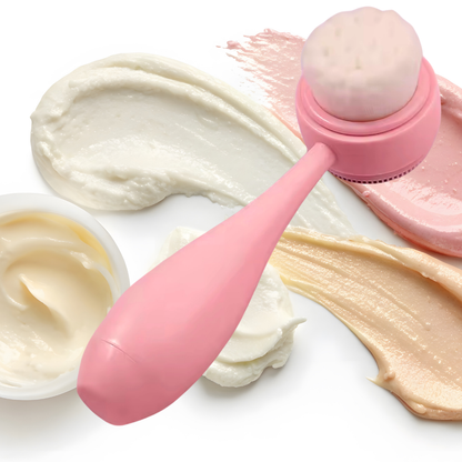 Deep Pore Double-Sided Silicone Facial Cleansing & Exfoliating Brush