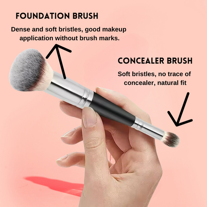 2 in 1 DualHead Foundation & Concealer Brush