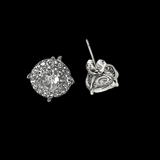 Small Cubic Zircon Stud Earrings