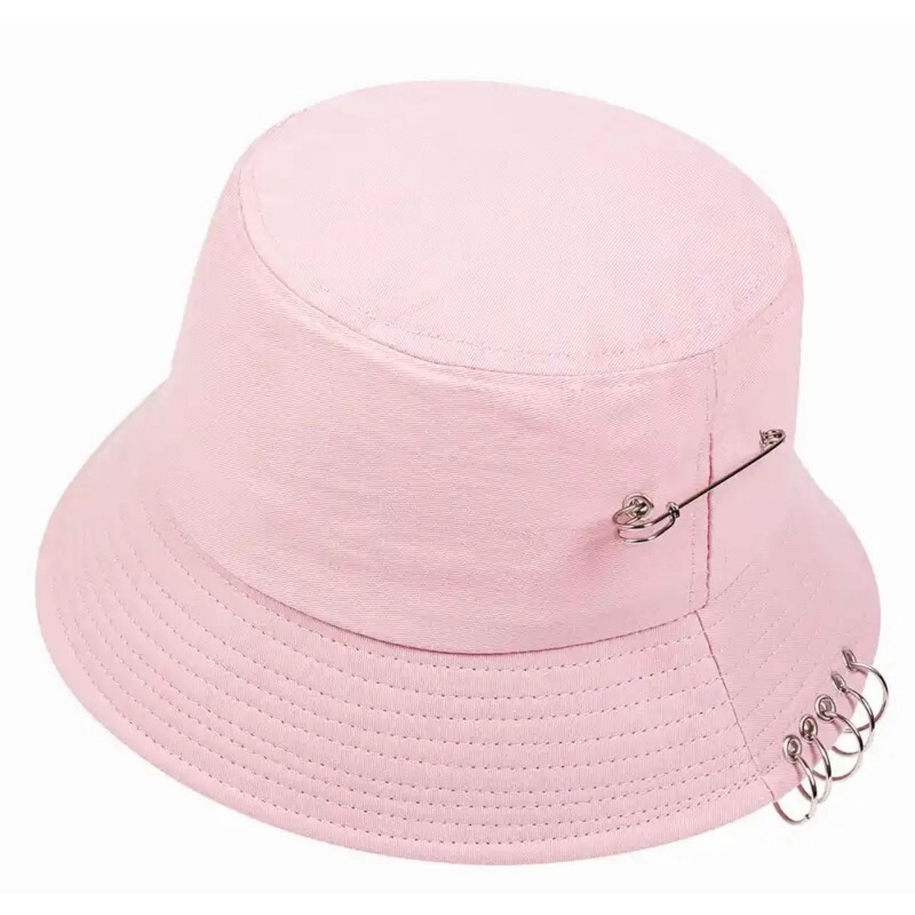 Iron Pin Rings Bucket Hat