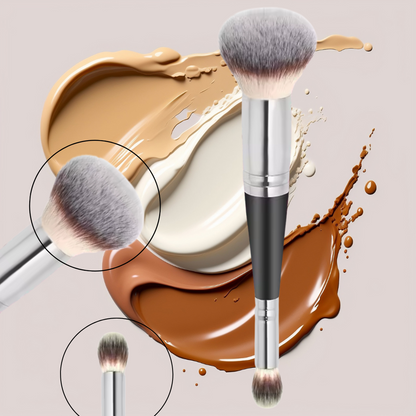 2 in 1 DualHead Foundation & Concealer Brush