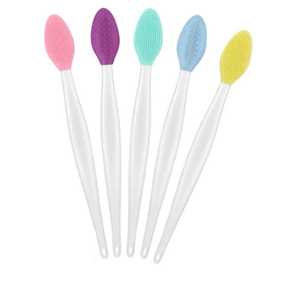 Double-Sided Silicone Lip Exfoliating Soft Scrub Brush