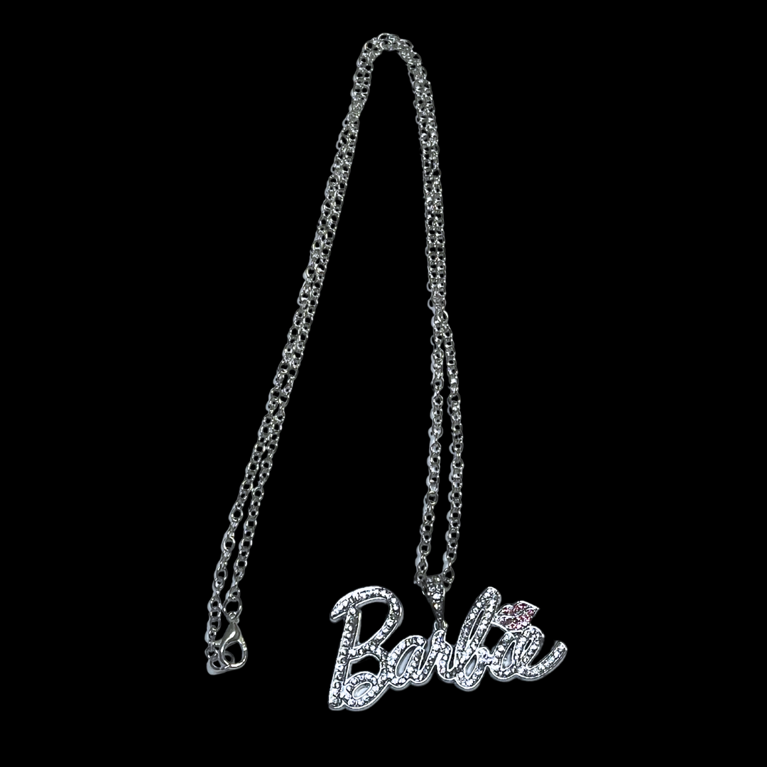 Barbie Pendant Letter Necklace