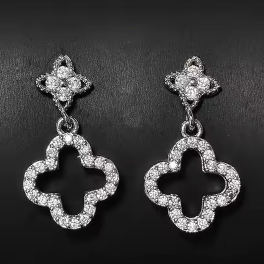 Small Clover Shaped Earrings