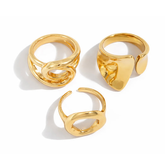 Quiet Rich Ring Set