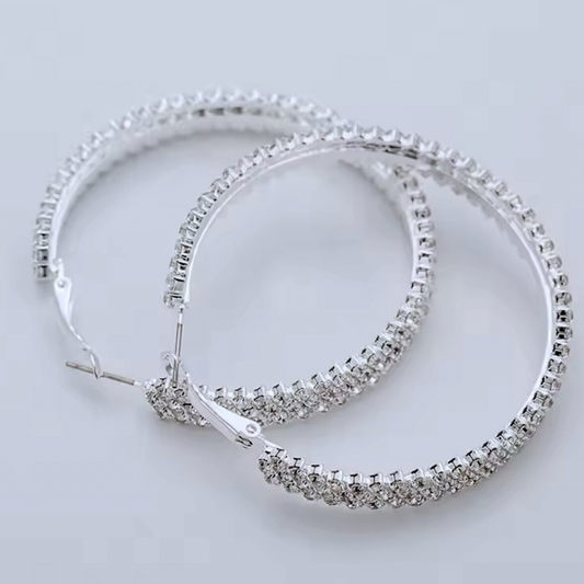 Bohemian Medium Hoop Earrings