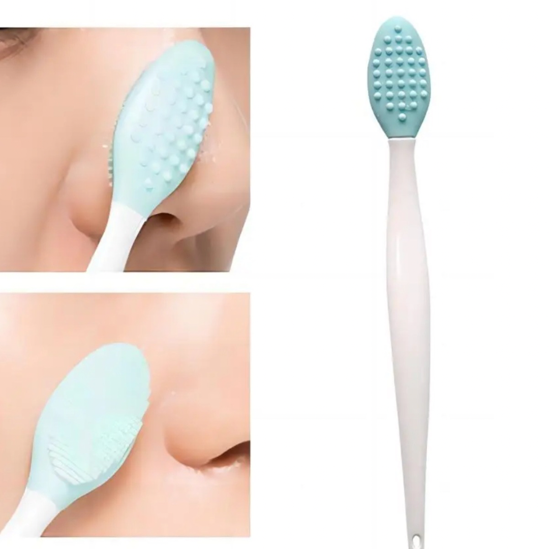 Double-Sided Silicone Lip Exfoliating Soft Scrub Brush