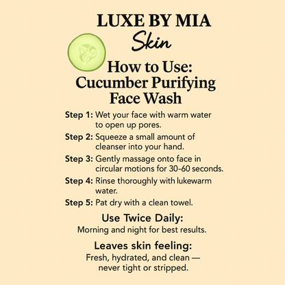 Cucumber Purifying Face Wash