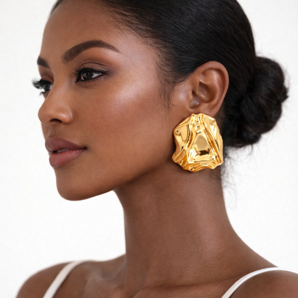 Golden Muse Sculpt Studs