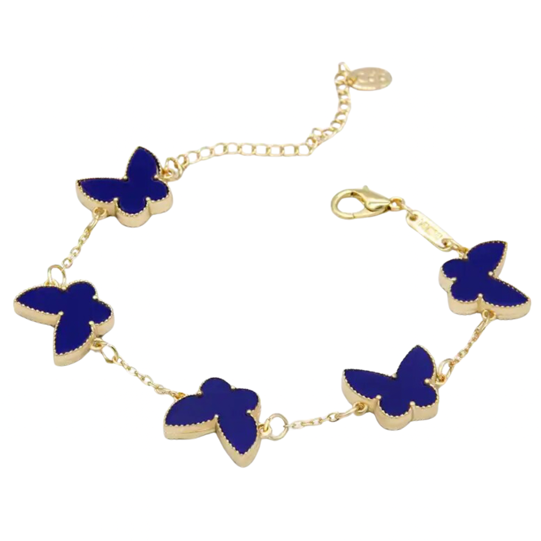 Royal Blue Butterfly Bracelet