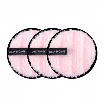 Luxe Pink Trio Reusable Makeup Remover Pads