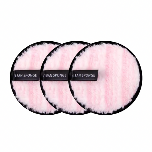 Luxe Pink Trio Reusable Makeup Remover Pads