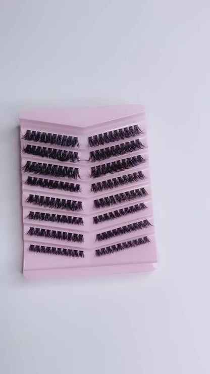 Princess Cut Russian Lash Clusters