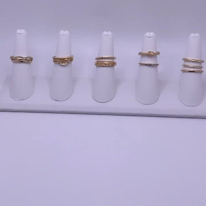 Fly Babe 12 Pcs Knuckle Rings
