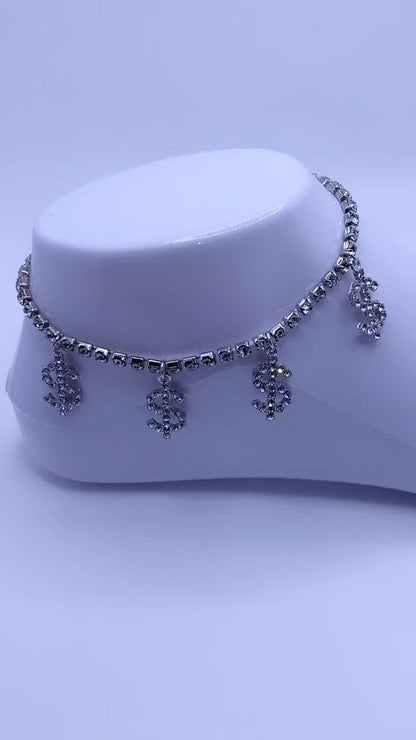 Dollar Sign Anklet