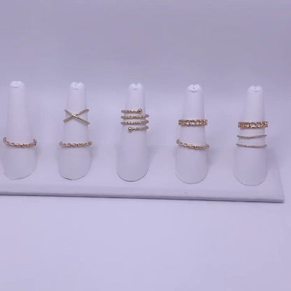 Vibin 8 Piece Knuckle Ring Sets