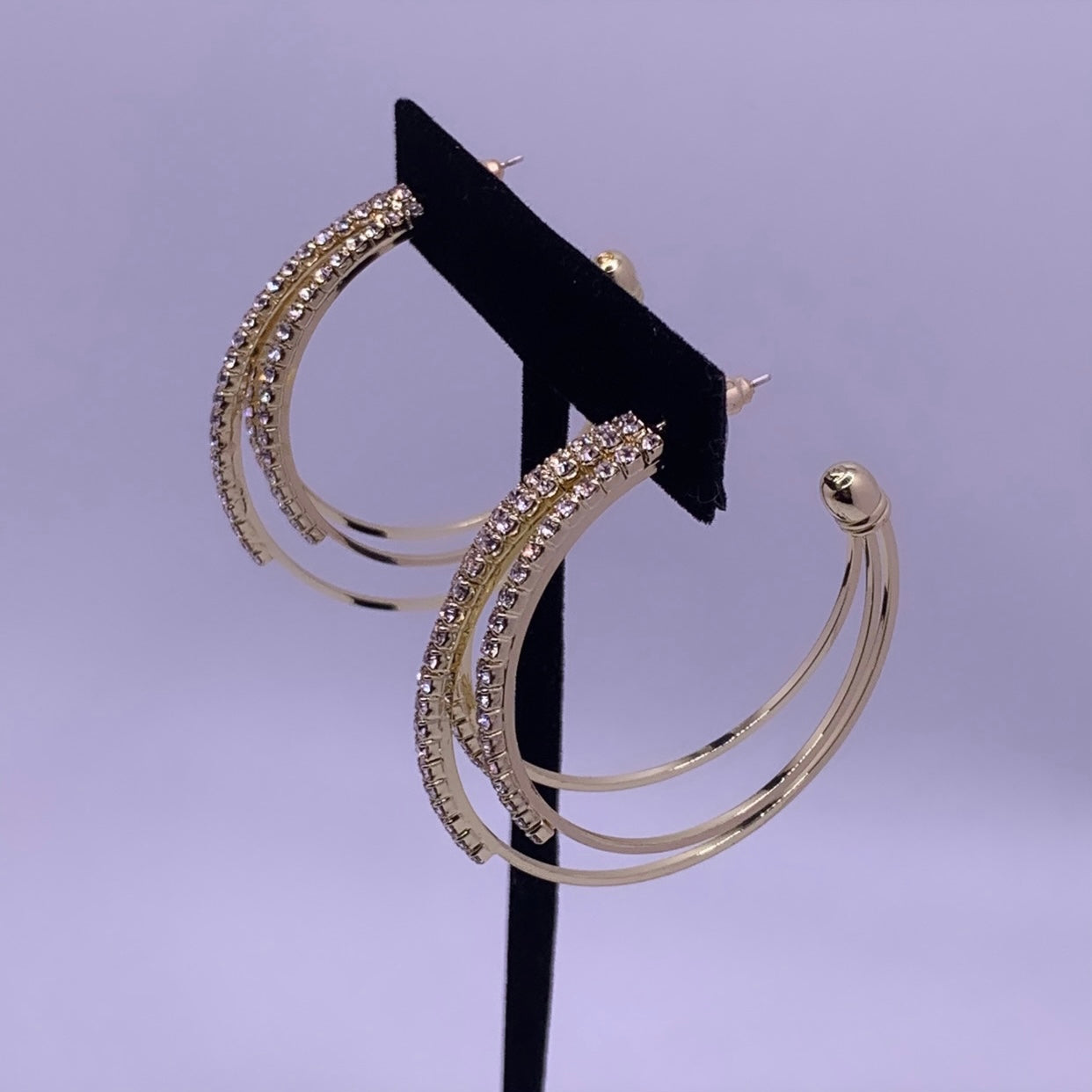 Open Back Hoop Earrings